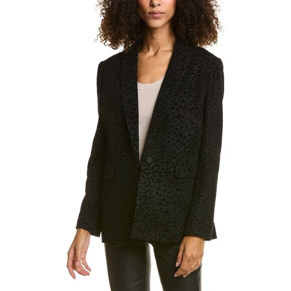 Laila Fitted Blazer - Wood main image 0